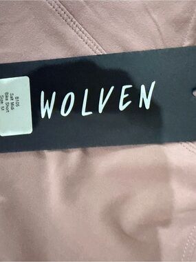 Wolven Blush Pink Activewear Top